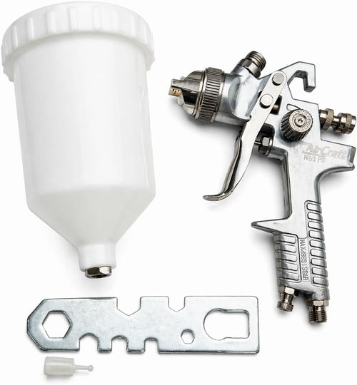 Air Craft Spray Gun HVLP 1.4mm Nozzle with 600ml Plastic Cup